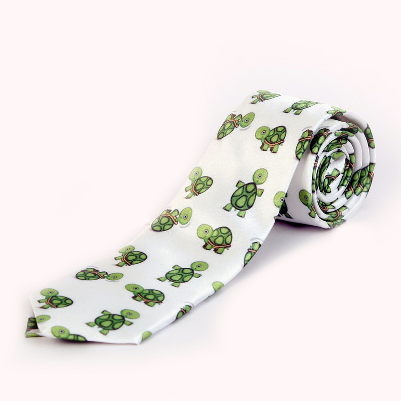 Blacksmith Tiny Turtles Design Graphic Print Men Tie Blacksmith Tiny Turtles Design Graphic Print Men Tie