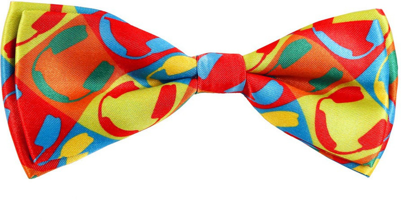 Blacksmith Dj Orangedesign Bow Graphic Print Men Tie Blacksmith Dj Orangedesign Bow Graphic Print Men Tie