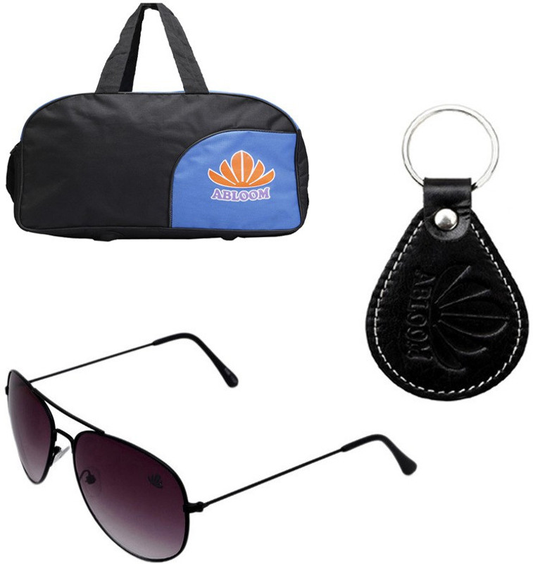 ABLOOM Duffel Bag Combo(Black, Blue)