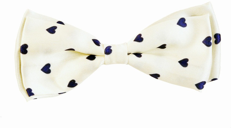 Blacksmith Tiny Blue Heartsdesign Bow Graphic Print Men Tie Blacksmith Tiny Blue Heartsdesign Bow Graphic Print Men Tie