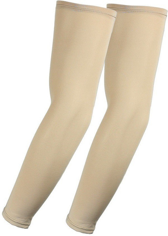 BIKEWAY Cotton Arm Sleeve For Boys With Tattoo(L, Beige)