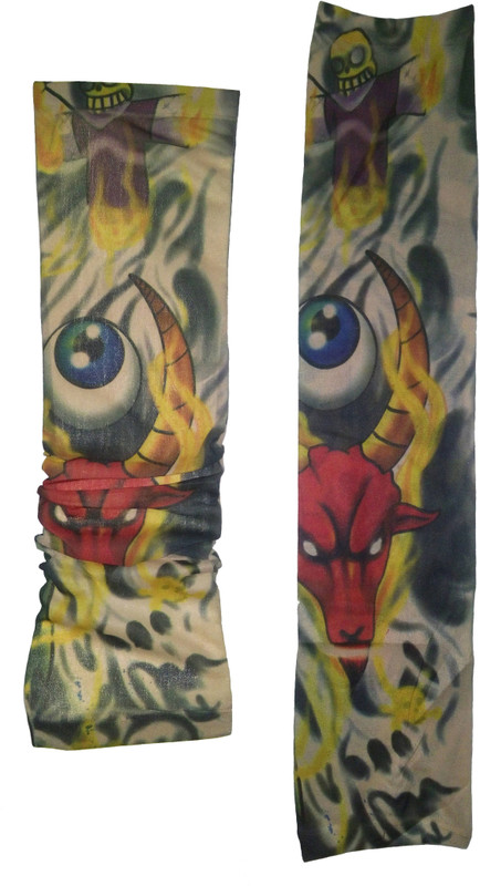 Stycoon Nylon, Polyester Arm Sleeve For Men & Women(XL, Multicolor)