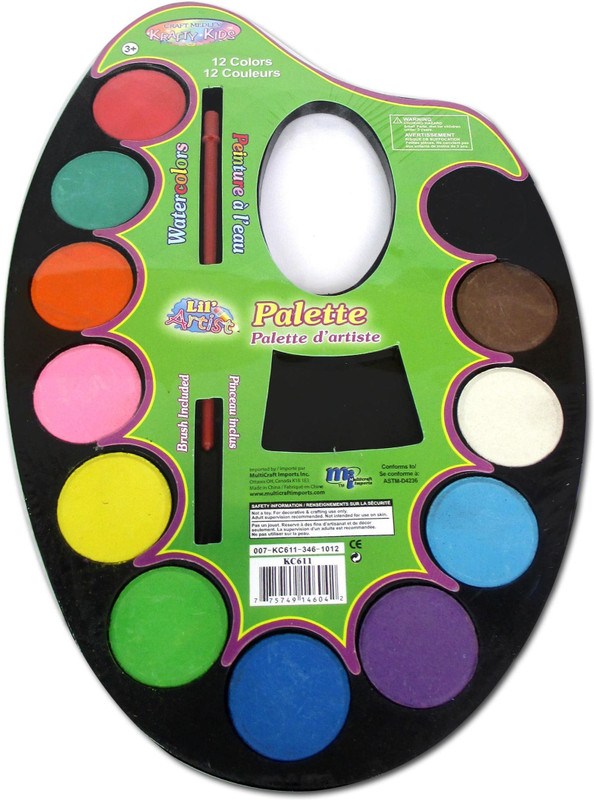 kids paint palette