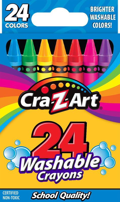 Winning Moves 24 ct Washable Crayons - CraZArt Winning Moves 24 ct Washable Crayons - CraZArt