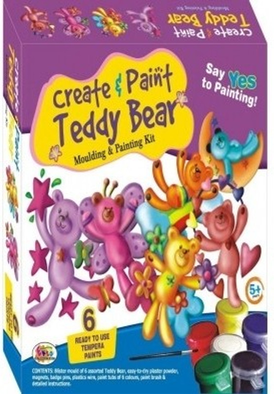 Ekta Toys Ekta Create & Paint Teddy Bear Ekta Toys Ekta Create & Paint Teddy Bear