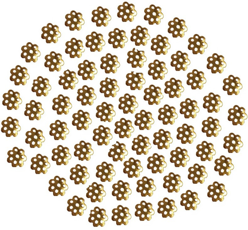 Udhayam Gold Finish Earring Top/Cap For Jewellery Making Kit Udhayam Gold Finish Earring Top/Cap For Jewellery Making Kit