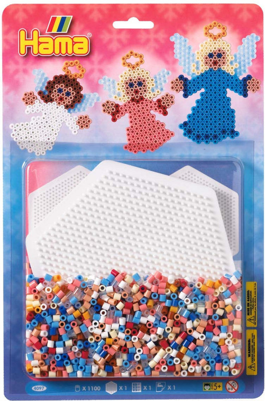 Hama Midi Hexagonal Pegboard Pack - Blister Large Hama Midi Hexagonal Pegboard Pack - Blister Large