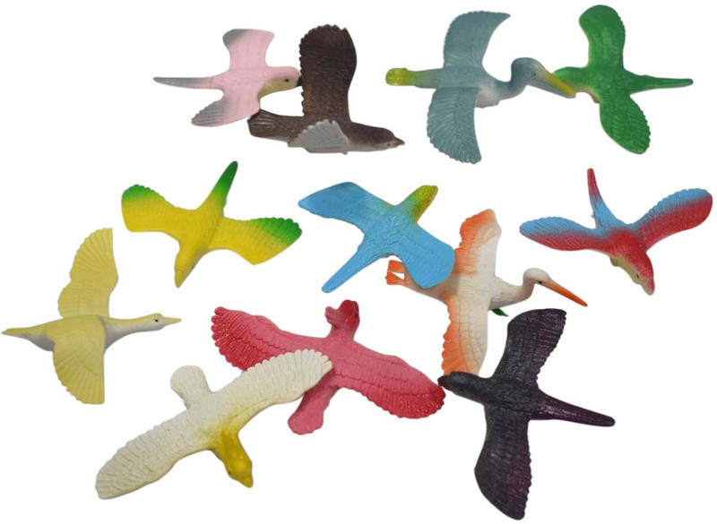 AsianHobbyCrafts Plastic Birds Size 1.5 Inch