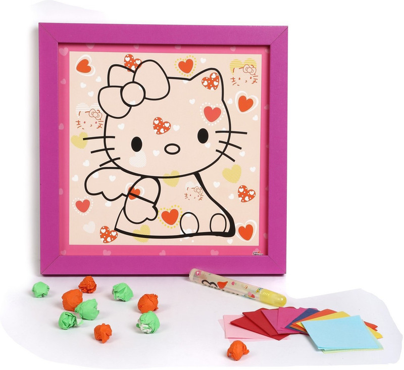 Babyoodles Hello Kitty Diy 3D Paper Craft Wall Hanging Babyoodles Hello Kitty Diy 3D Paper Craft Wall Hanging