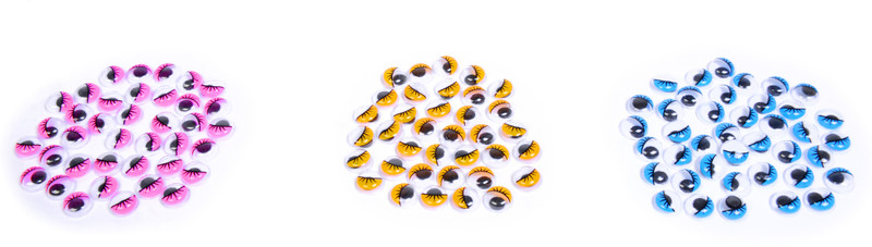 Vardhman googly eyes ,colored, 3 colors, pack of 300 Vardhman googly eyes ,colored, 3 colors, pack of 300