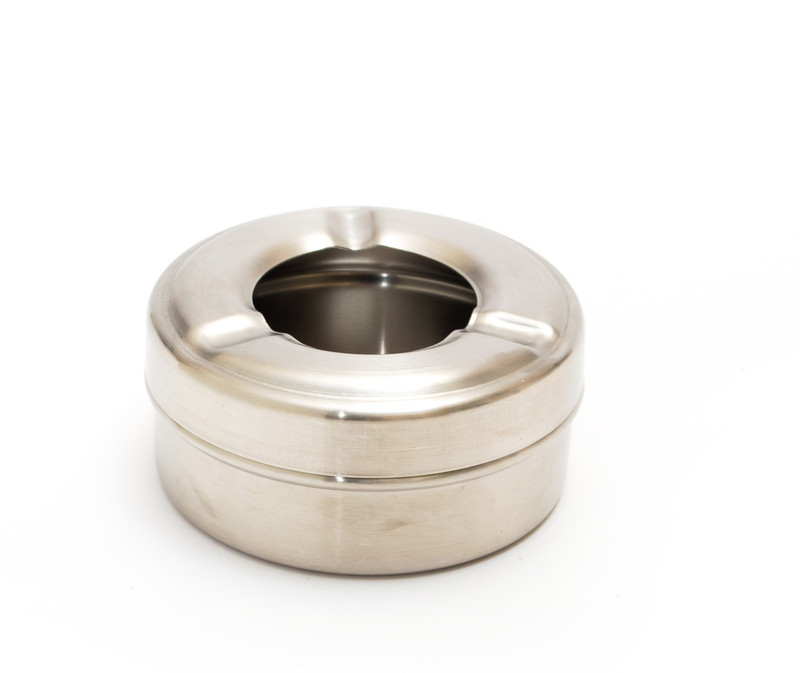 Urban Snackers Ash Tray with Step Cover Steel Steel Ashtray(Pack of 1)