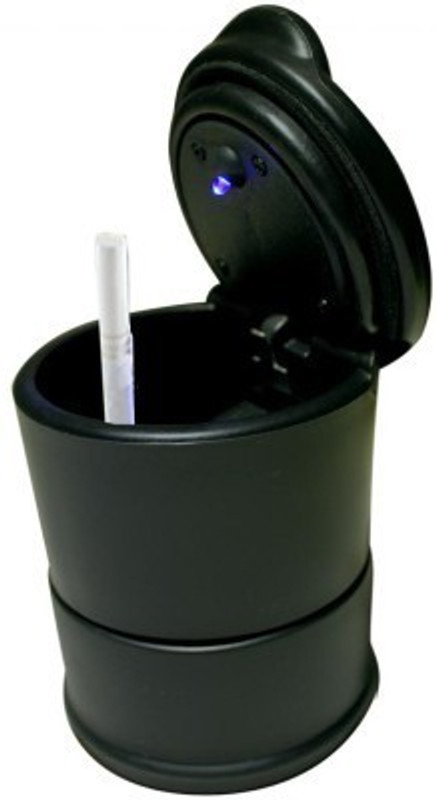 Auto Car Winner Black Plastic Ashtray(Pack of 1)