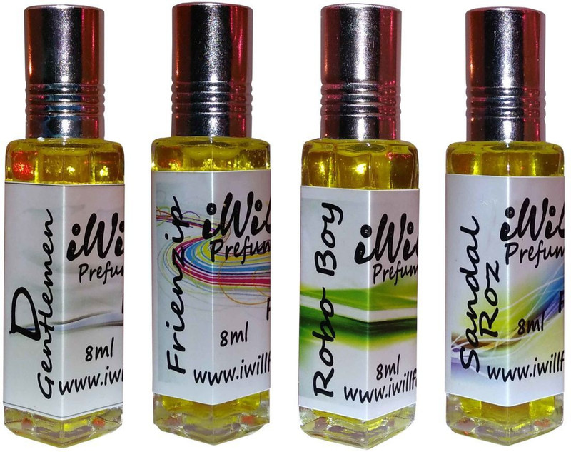 iwill Premium D Gentleman, Friendzip, Robo Boy, Sandal Roz Non Alcoholic Fancy Perfume 32 ml Pack Floral Attar(Spicy)