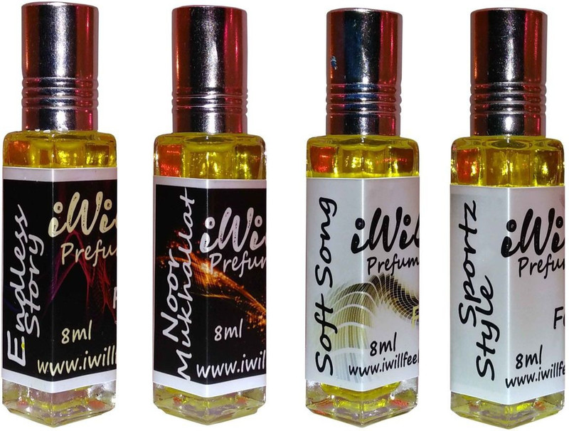 iwill Premium Endless Story, Soft Song, Noor Mukhallat, Sportz Style Non Alcoholic Fancy Perfume 32 ml Pack Floral Attar(Musk Arabia)