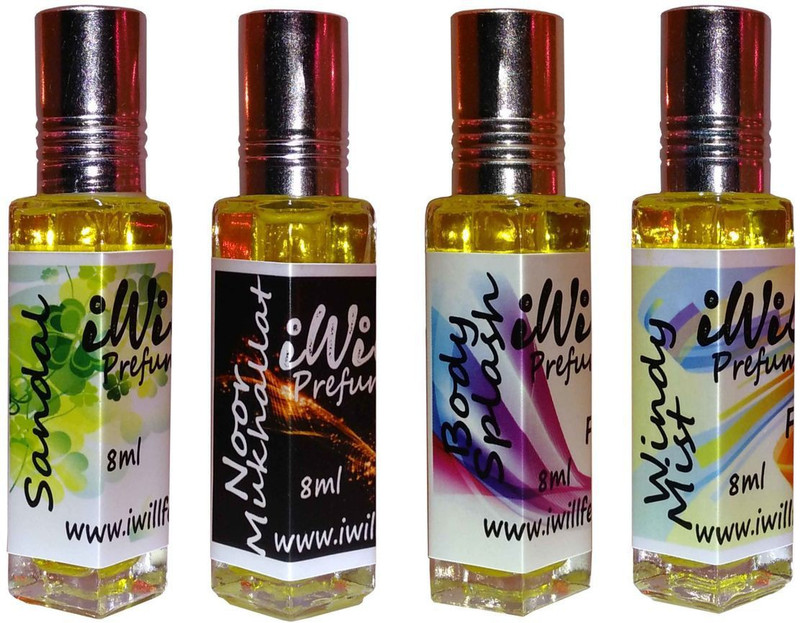 iwill Premium Sandal, Noor Mukhallat, Body Splash, Windy Mist Non Alcoholic Fancy Perfume 32 ml Pack Floral Attar(Gold Musk)