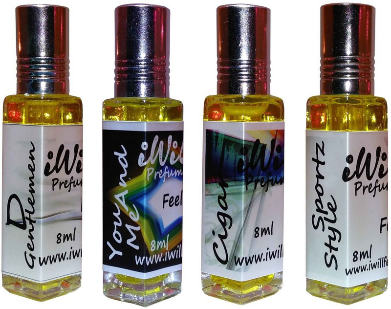 iwill Premium D Gentleman, You and Me, Cigar, Sportz Style Non Alcoholic Fancy Perfume 32 ml Pack Floral Attar(Gold Musk)