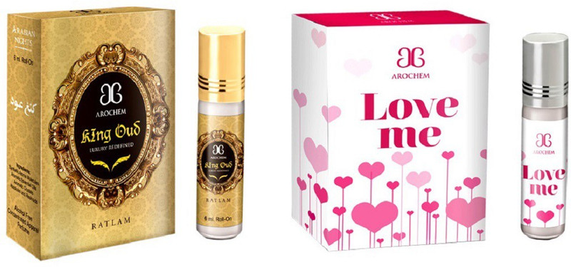 Arochem King oudh Love me Combo Floral Attar(Sandalwood)