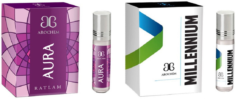 Arochem Millennium Aura Combo Floral Attar(Rose)