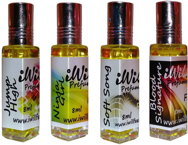 iwill Premium Jump High, Ninja Girl, Blood Signature, Soft Song Non Alcoholic Fancy Perfume 32 ml Pack Floral Attar(Woody)