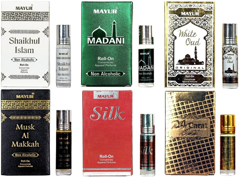 Mayur Different Arabian Fragrances Of 8 ml Each Floral Attar(Islamic Bakhur)