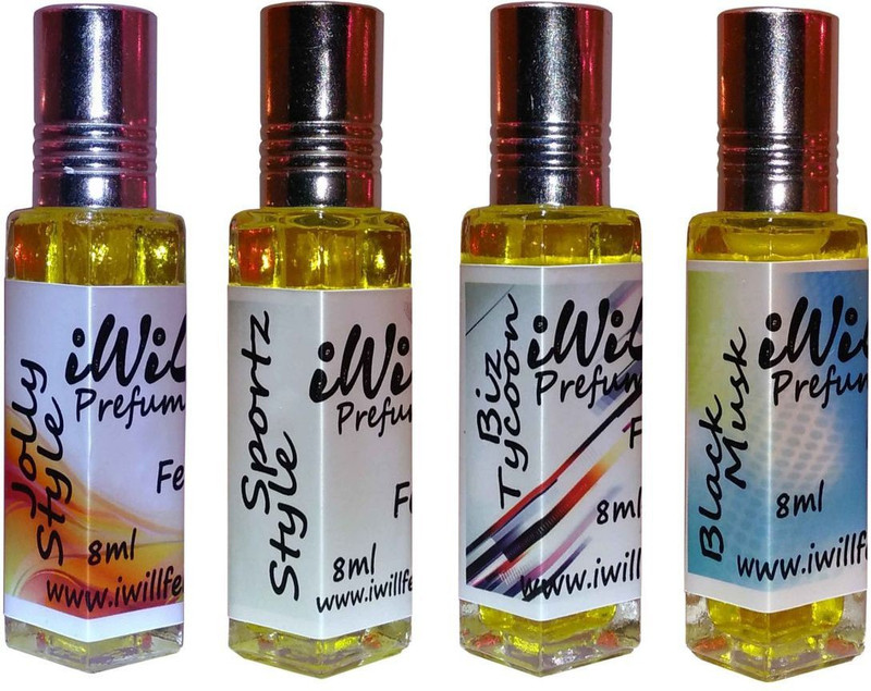 iwill Premium Jolly Style, Sportz Style, Sportz Style, Biz Tycoon Non Alcoholic Fancy Perfume 32 ml Pack Floral Attar(Gold Musk)