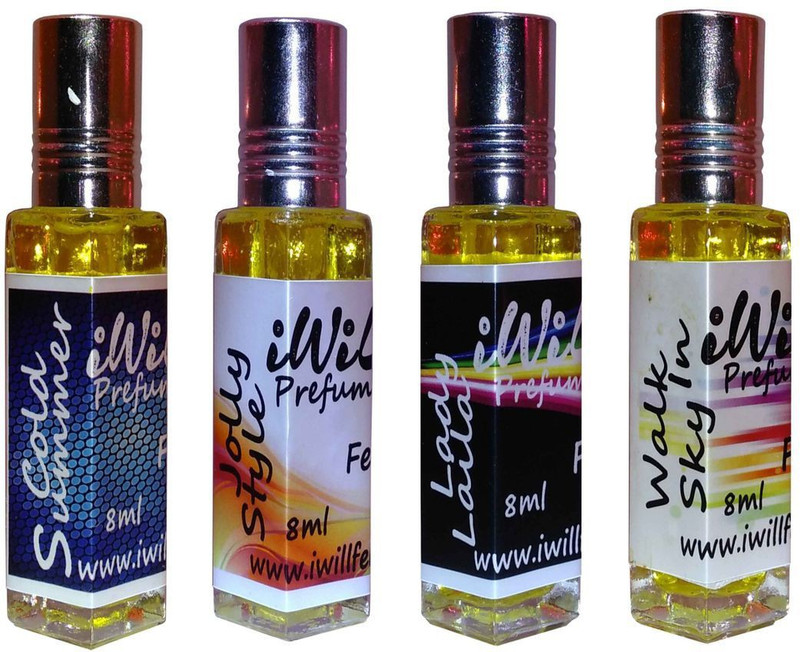 iwill Premium Jolly Style, Lady Laila, Cold Summer, Walk In Sky Non Alcoholic Fancy Perfume 32 ml Pack Floral Attar(Musk Arabia)