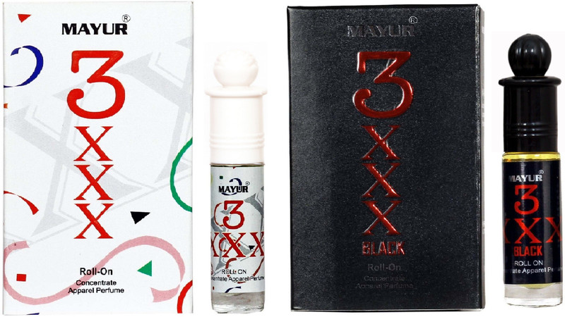 Mayur Attar Combo(3xxx +3xxx Black) Floral Attar(White Lotus)