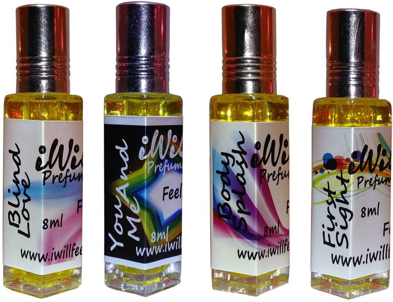 iwill Premium Blind Love, You and Me, Body Splash, First Sight Non Alcoholic Fancy Perfume 32 ml Pack Floral Attar(Woody)
