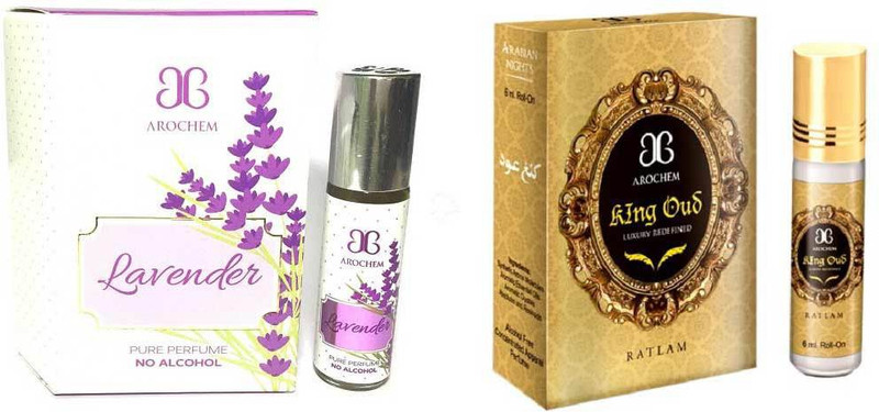 Arochem King oudh Lovender Combo Floral Attar(Sandalwood)