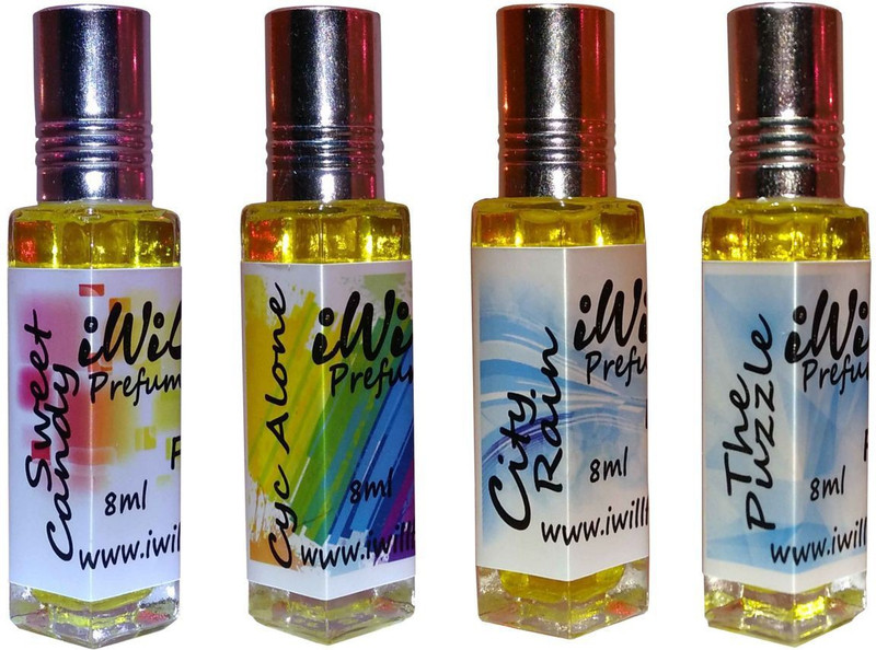iwill Premium Sweet Candy, Cyc Alone, The Puzzle, Sweet Candy Non Alcoholic Fancy Perfume 32 ml Pack Herbal Attar(Floral)