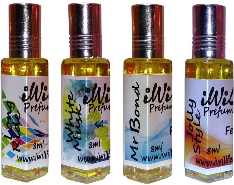 iwill Premium Long Ride, White Mussk, Mr Bond, Jolly Style Non Alcoholic Fancy Perfume 32 ml Pack Floral Attar(Gold Musk)