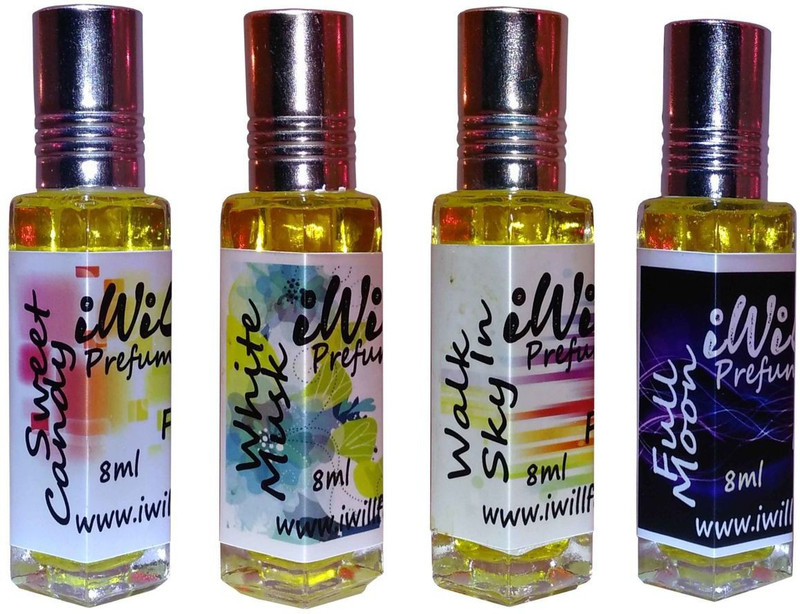 iwill Premium Sweet Candy, Walk In Sky, White Mussk, Full Moon Non Alcoholic Fancy Perfume 32 ml Pack Floral Attar(Musk Arabia)
