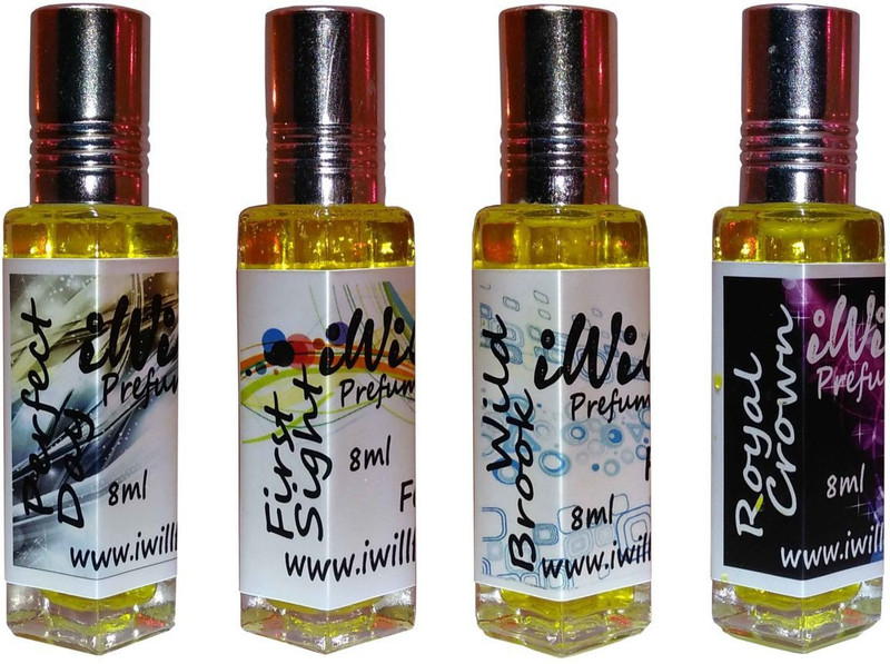 iwill Premium Perfect Day, First Sight, Wild Brook, Royal Crown Non Alcoholic Fancy Perfume 32 ml Pack Floral Attar(Musk Arabia)