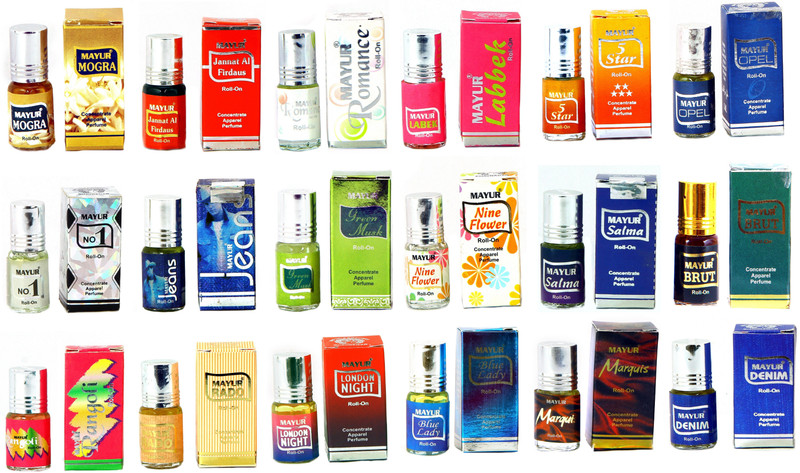 Mayur Best of all fine fragrance gift set(18pcs of 3ml) Floral Attar(Citrus)