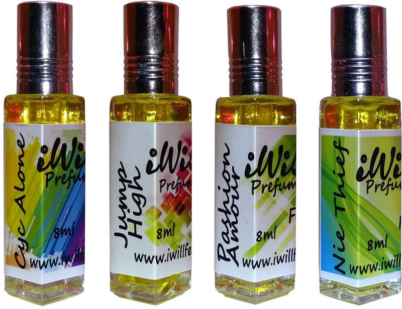 iwill Premium Cyc Alone, Pashion Amour, Nie Thief, Jump High Non Alcoholic Fancy Perfume 32 ml Pack Floral Attar(Woody)