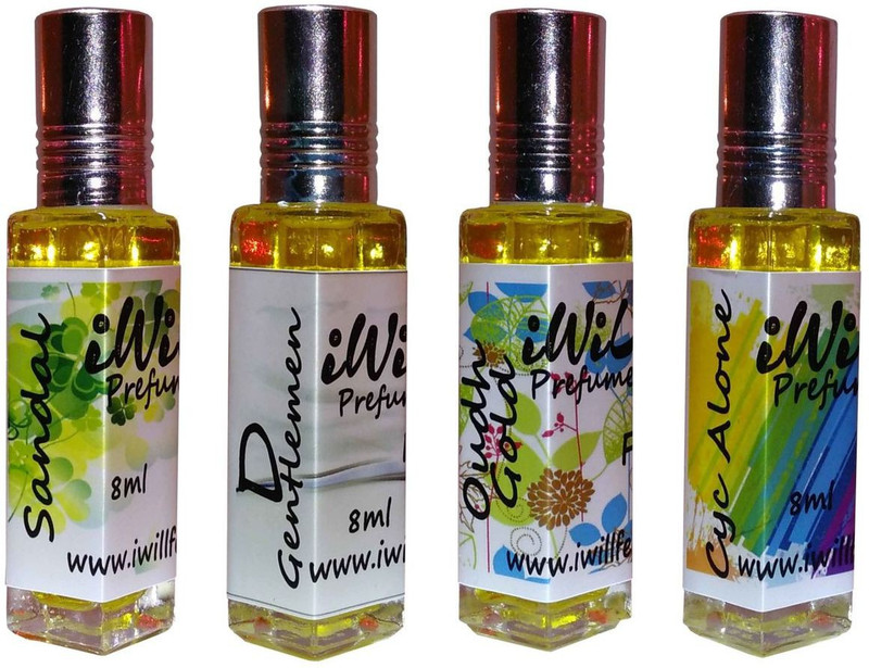 iwill Premium Sandal, D Gentleman, Oudh Gold, Cyc Alone Non Alcoholic Fancy Perfume 32 ml Pack Floral Attar(Woody)