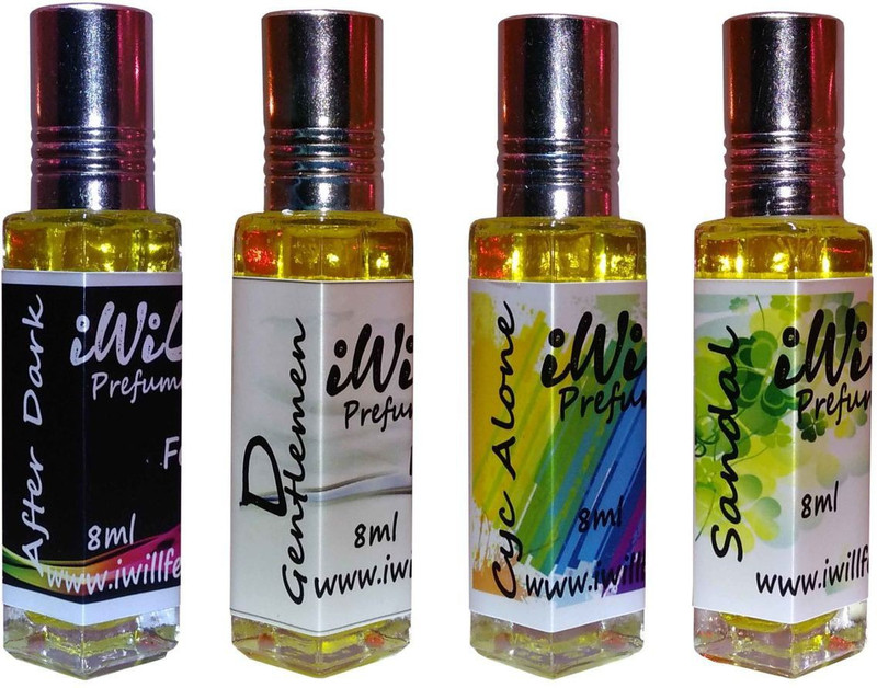 iwill Premium After Dark, D Gentleman, Sandal, Cyc Alone Non Alcoholic Fancy Perfume 32 ml Pack Floral Attar(Woody)