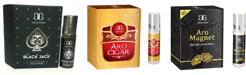 Arochem Aro Cigar Aro Magnet Black Jack Combo Floral Attar(Floral)