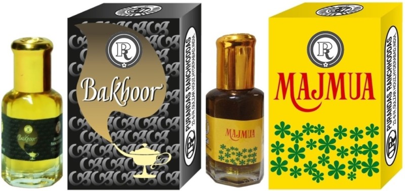 Purandas Ranchhoddas PRS Bakhoor & Majmua 6ml Each Herbal Attar(Bakul)