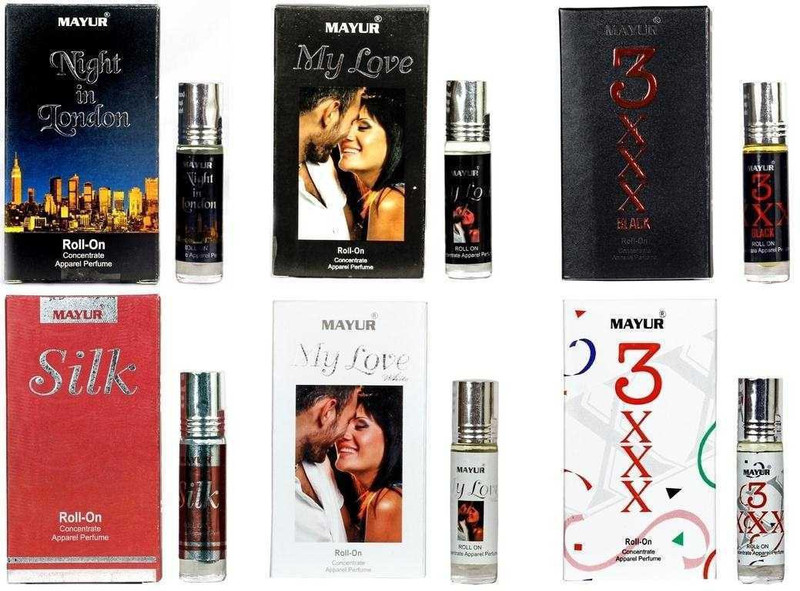 Mayur Set Of Fancy Fragracnes 8 Ml Each Non Alcoholic Attar Floral Attar(Woody)