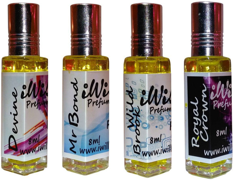 iwill Premium Devine, Mr Bond, Wild Brook, Royal Crown Non Alcoholic Fancy Perfume 32 ml Pack Floral Attar(Musk Arabia)