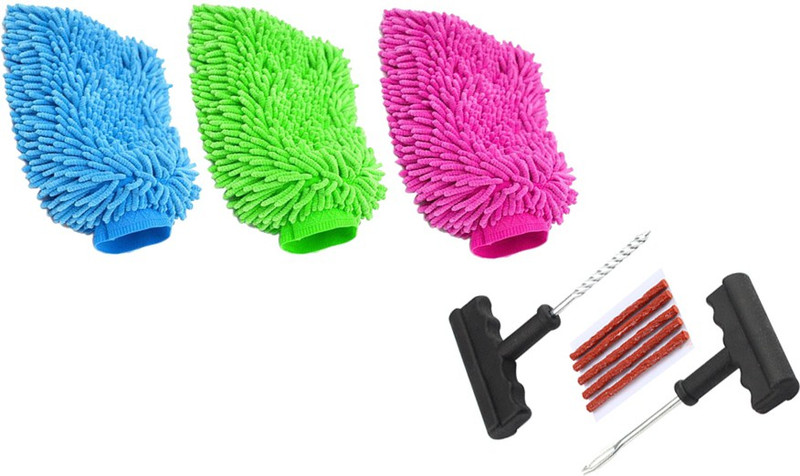 Gold Dust 1 Mitt glove ,1 Puncture kit Combo