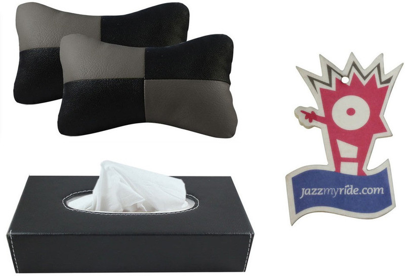 Speedwav 1 Car Mobile Charger, 1 Tissue Box Holder-GREY Combo