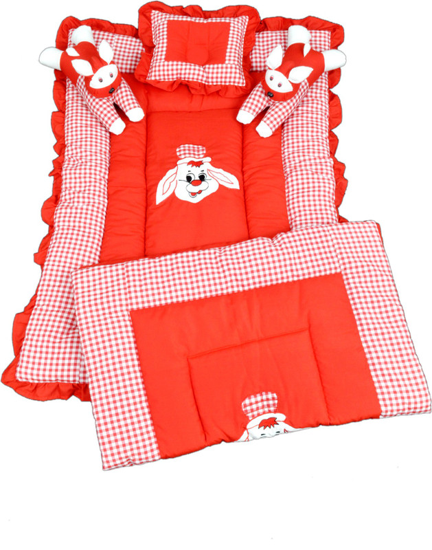 Maple Krafts RABBIT RAZAI SET Cartoon Character Embroidery(Fabric, Red, White) Maple Krafts RABBIT RAZAI SET Cartoon Character Embroidery(Fabric, Red, White)