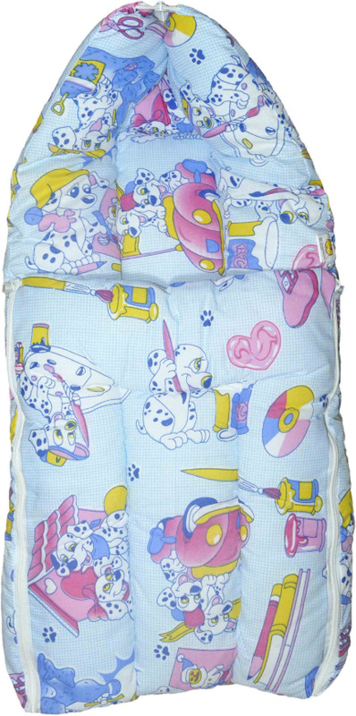 Babysid Collections Baby Hooded Travel Bed Set - Blue Doggy-27inch, width- 13inch CONVERTIBLE ALL(Fabric, Multicolor) Babysid Collections Baby Hooded Travel Bed Set - Blue Doggy-27inch, width- 13inch CONVERTIBLE ALL(Fabric, Multicolor)