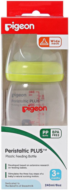 Pigeon Feeding Bottle - 240 ml(Green)