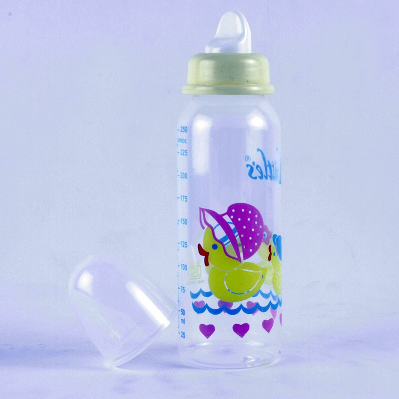 Littles Classic Maxi Yellow Feeding Bottle - 250 ml(Yellow)