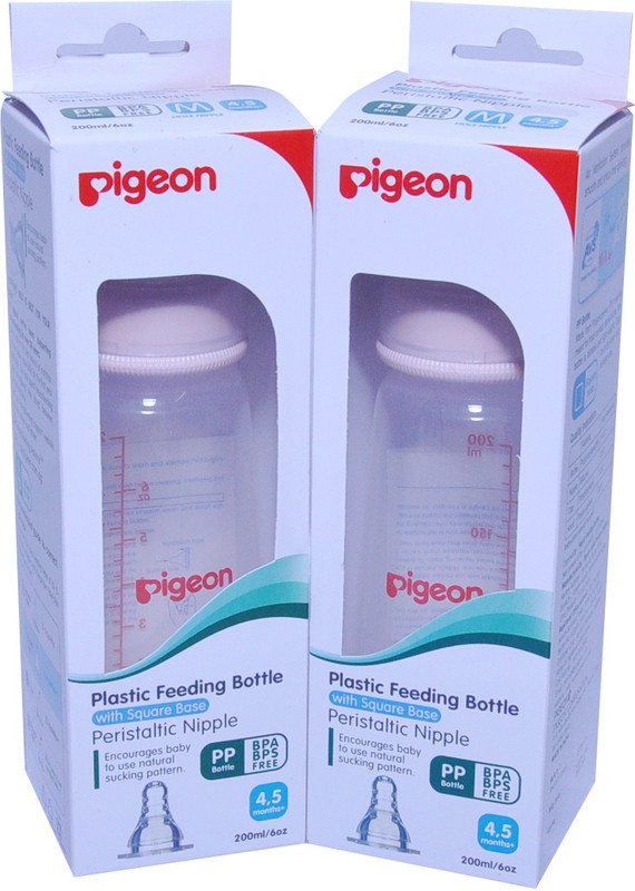 Pigeon Shahi Feeding Bottle - 200 ml(Transparent)