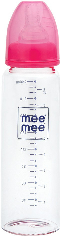 MeeMee PREMIUM FEEDING BOTTLE� - 240 ml(Pink)