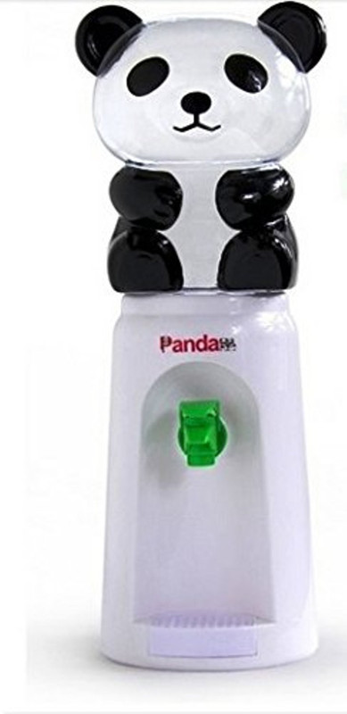 Baby Bucket Useful New 8 Glasses Water Mini Cute Cartoon Shape Water Dispensers Panda Design - 2500 ml(White)